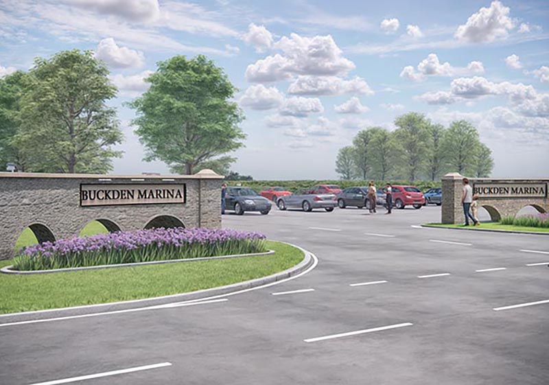 Buckden Marina Proposed second entrance